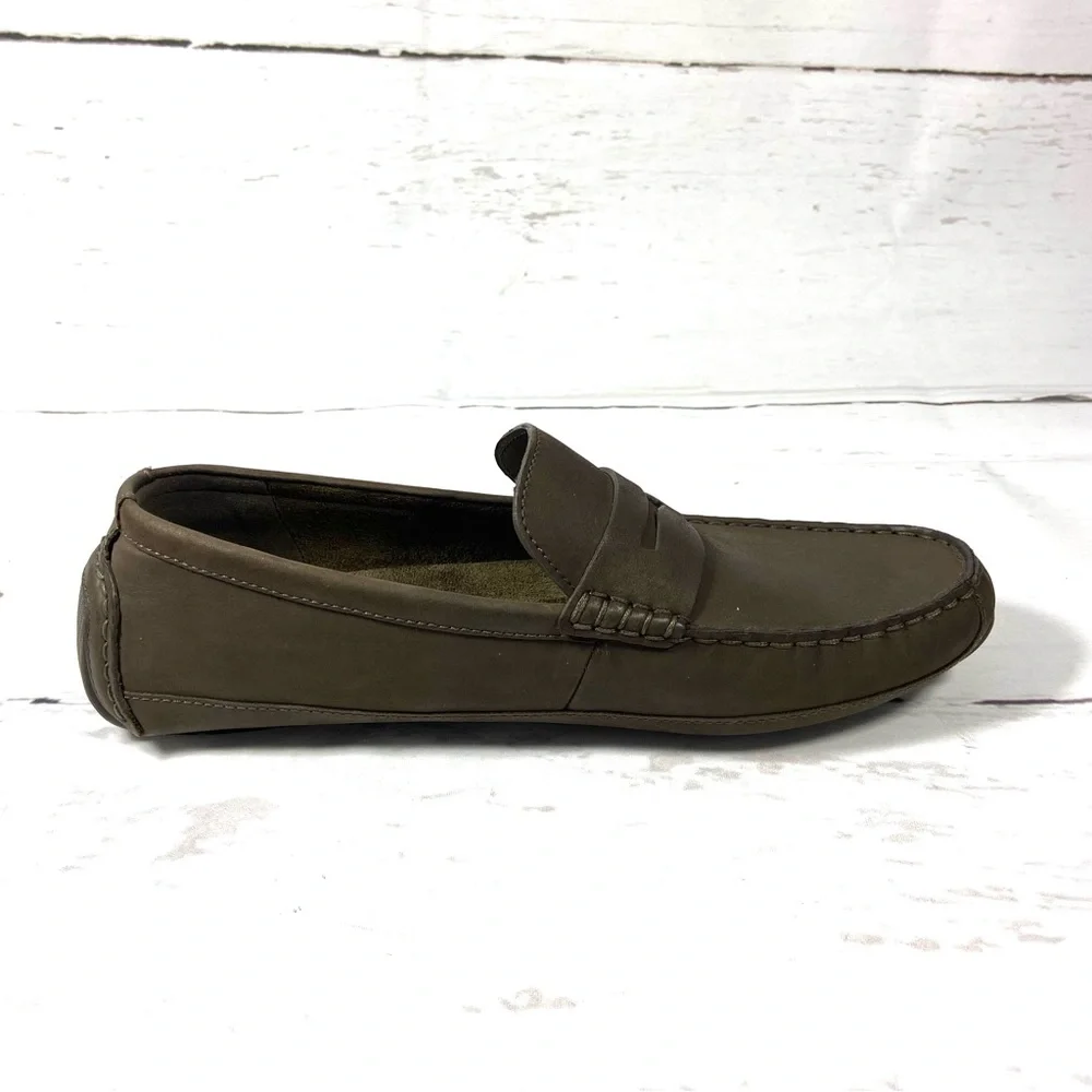Cole Haan Grand‎ Os Mens Loafers Size 11M Brown Leather Driving Moc